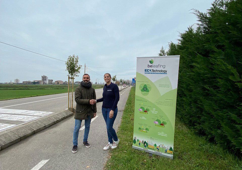 #ECAgreen: plants for the Via Kennedy cycle path in Grisignano thanks to ECA Technology