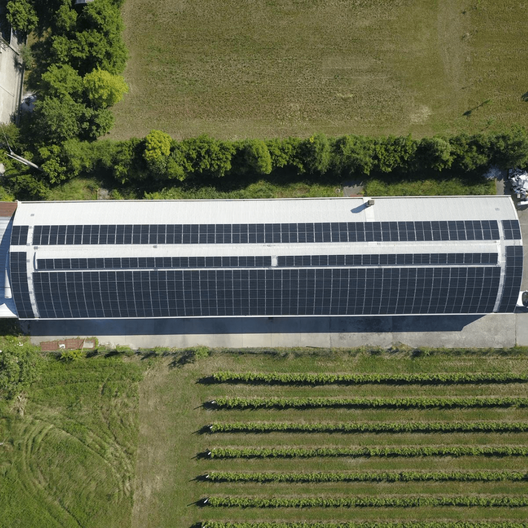 Impianto fotovoltaico su capannone industriale Paint Padova